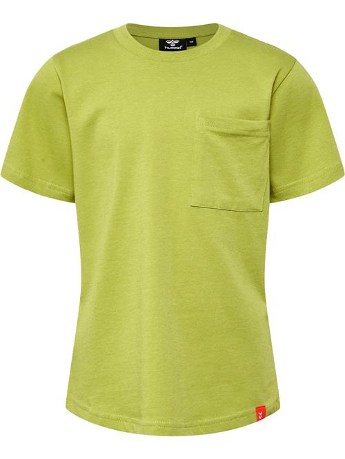 Hummel Shirts  lime / orangerød