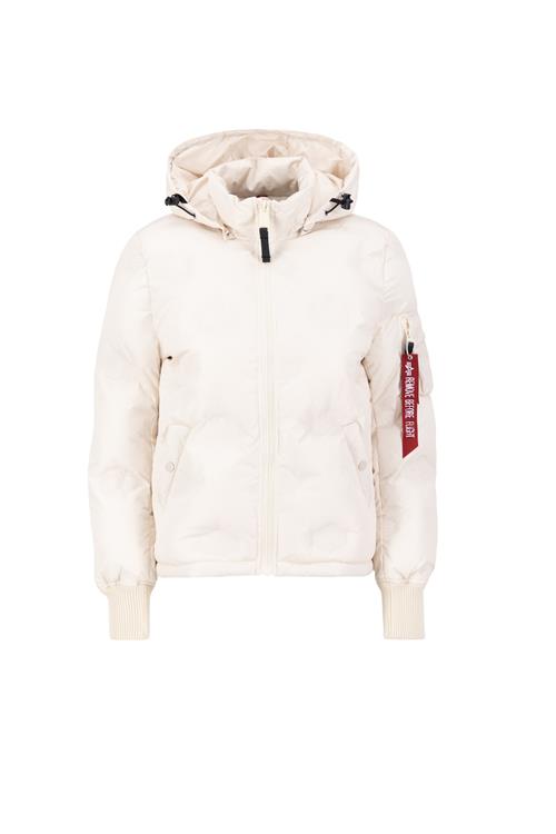 ALPHA INDUSTRIES Vinterjakke  beige / creme / hvid