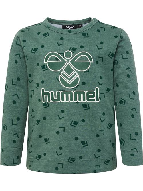 Hummel Shirts 'Greer'  mørkegrøn / sort / hvid