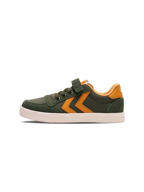 Hummel Sneakers 'Slimmer Stadil'  ecru / khaki / mandarin