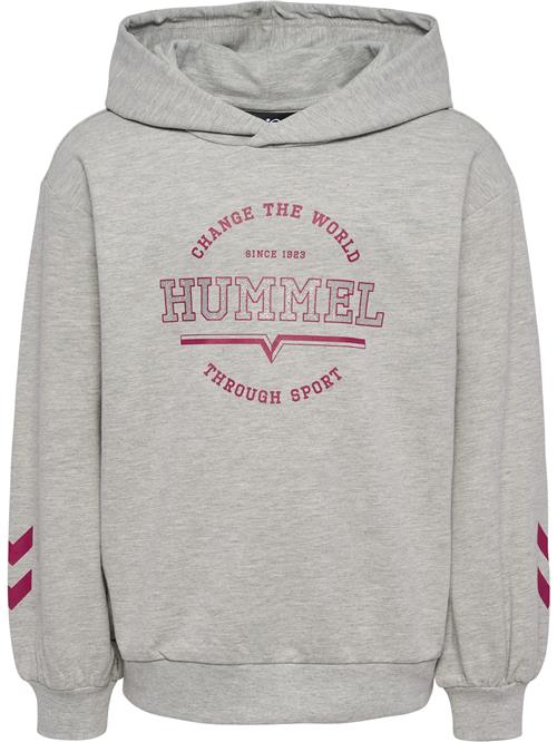 Hummel Sweatshirt 'Elena'  lysegrå / mørk pink / sølv