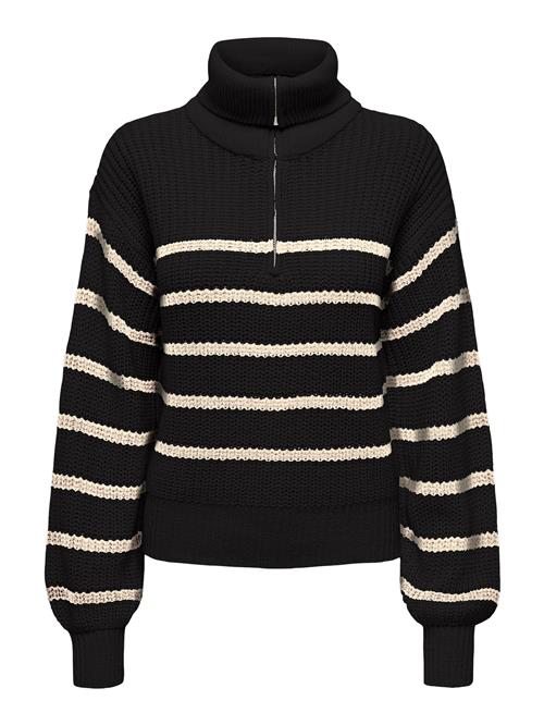 JDY Pullover 'JDYJusty'  elfenben / sort