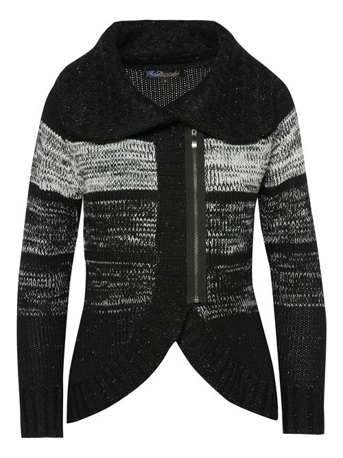 KOROSHI Cardigan  grå-meleret / sort / sort-meleret