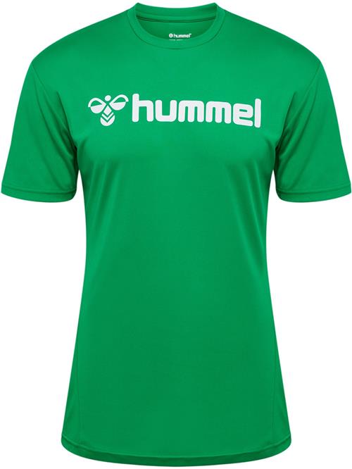 Hummel Funktionsskjorte  grøn / hvid