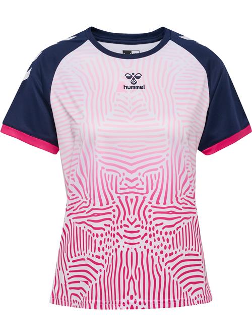 Hummel Funktionsbluse 'GRAPHIC UNIVERSE'  blå / pink / hvid