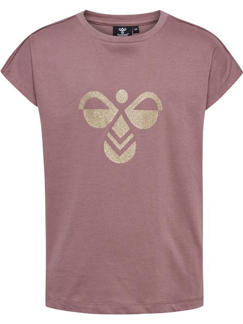 Hummel Bluser & t-shirts  guld / lysviolet