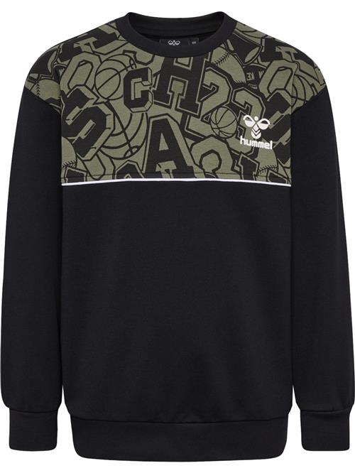 Hummel Sweatshirt  oliven / sort / hvid