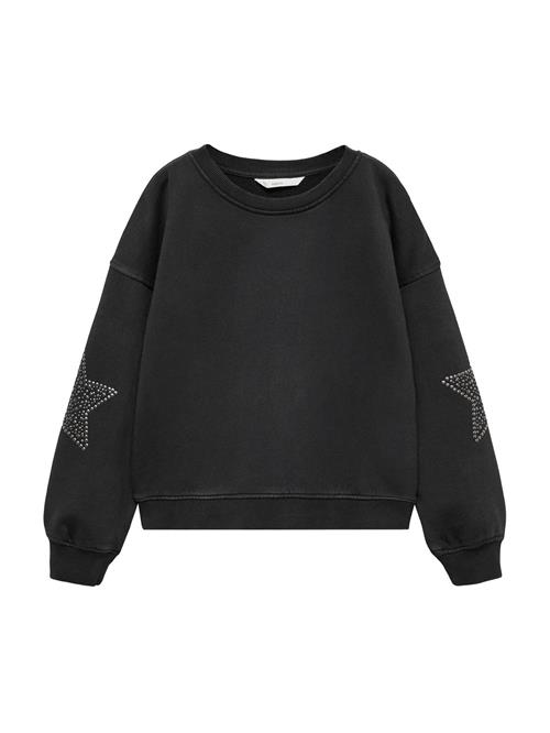 MANGO KIDS Sweatshirt 'ESTELA'  sort / sølv