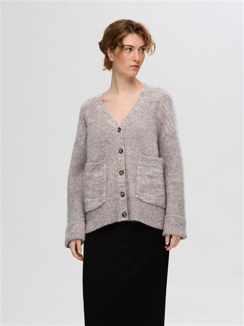 SELECTED FEMME Oversized cardigan  grå