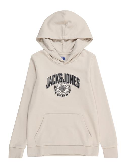 Jack & Jones Junior Sweatshirt 'JJKAM'  beige / sort