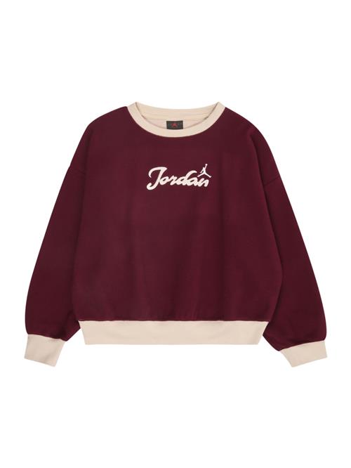 Jordan Sweatshirt 'ENCHANTMENT'  sand / bordeaux