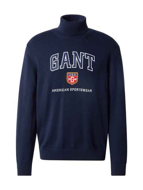 Se GANT Pullover  navy / gylden gul / rød / hvid ved About You