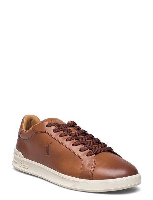 Polo Ralph Lauren Heritage Court Ii Leather Sneaker Polo Ralph Lauren Brown