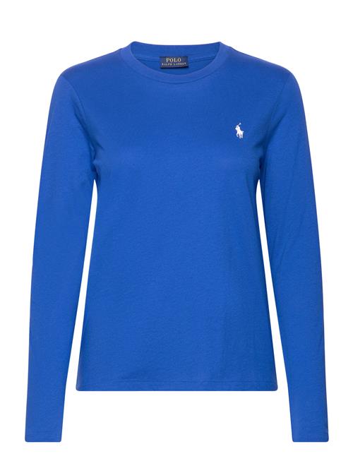 Se Polo Ralph Lauren Long-Sleeve Jersey Crewneck Tee Polo Ralph Lauren Blue ved Booztlet