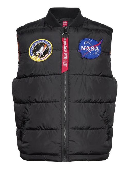 Alpha Industries Puffer Vest Nasa Alpha Industries Black