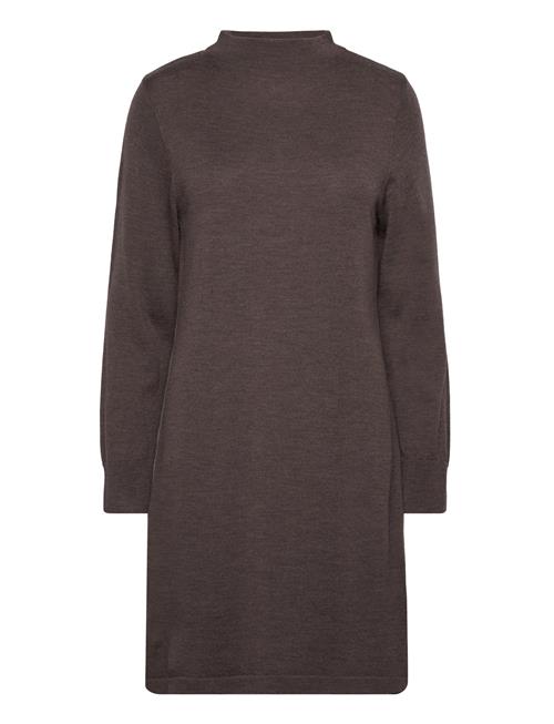 Selected Femme Slfhanni Ls Knit Dress Selected Femme Brown