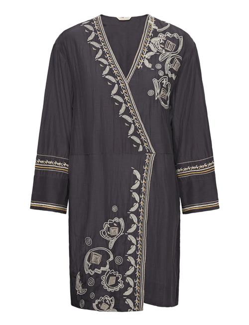 ODD MOLLY Sabrina Wrap Dress ODD MOLLY Black