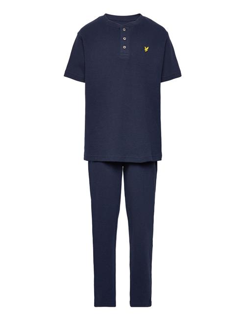 Lyle & Scott Junior Waffle Lounge Set Lyle & Scott Junior Navy