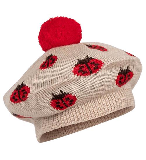 Konges SlÃ¸jd Hue - Beret - Uld - Belou - Ladybug