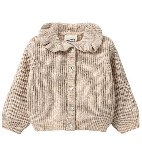 Sofie Schnoor Cardigan - Strik - Ecru Melange