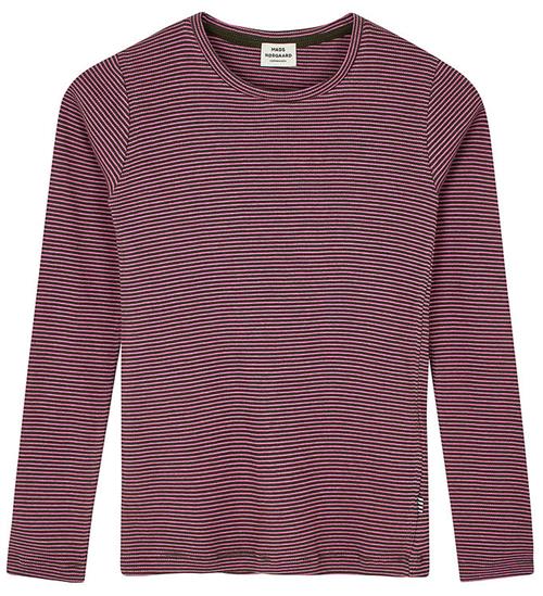 Mads NÃ¸rgaard Bluse - Rib - Talino - Rosin/Carmine Rose