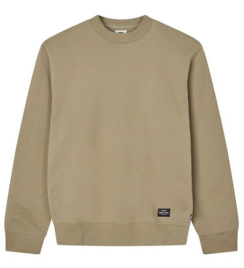 Mads Nørgaard Sweatshirt - Light Terry Solo - Silver Sage