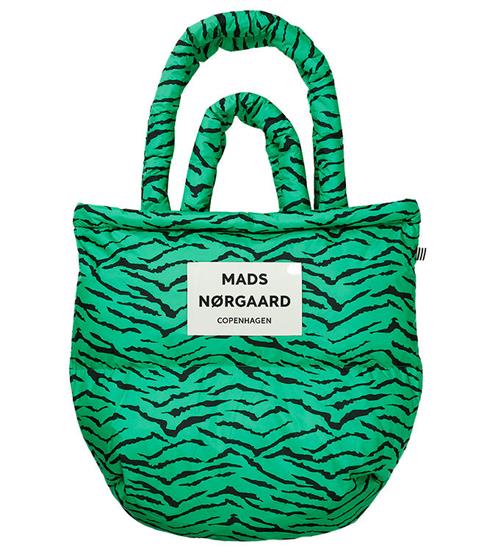 Mads NÃ¸rgaard Shopper - Recycle Pillow Bag - Mint Leaf/Black