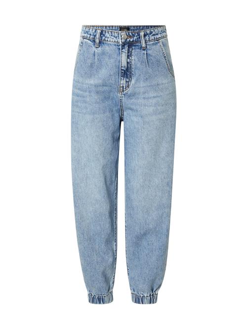 ONLY Jeans med lægfolder  lyseblå