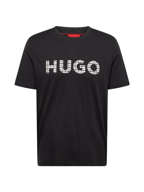 HUGO Bluser & t-shirts 'Dulivio'  grå / sort / hvid