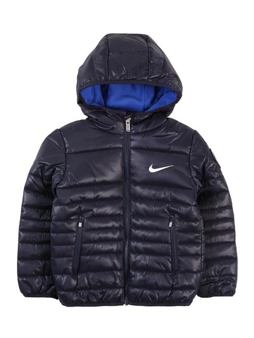 Nike Sportswear Vinterjakke  navy / hvid