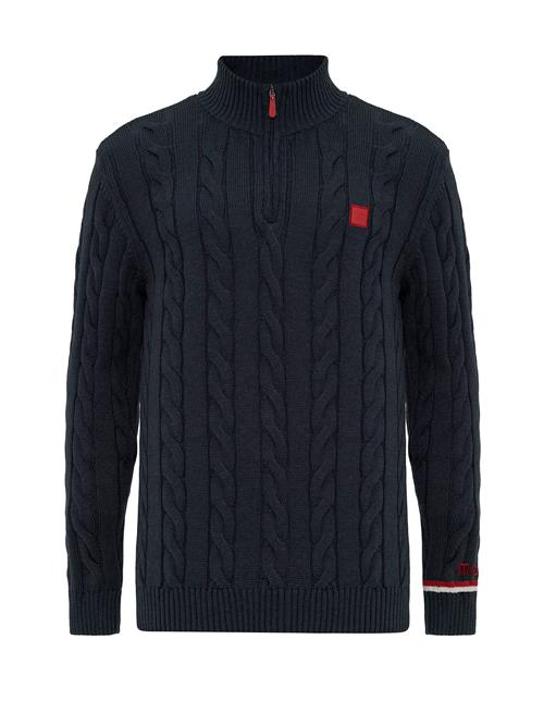 Moxx Paris Pullover  navy / blodrød / hvid