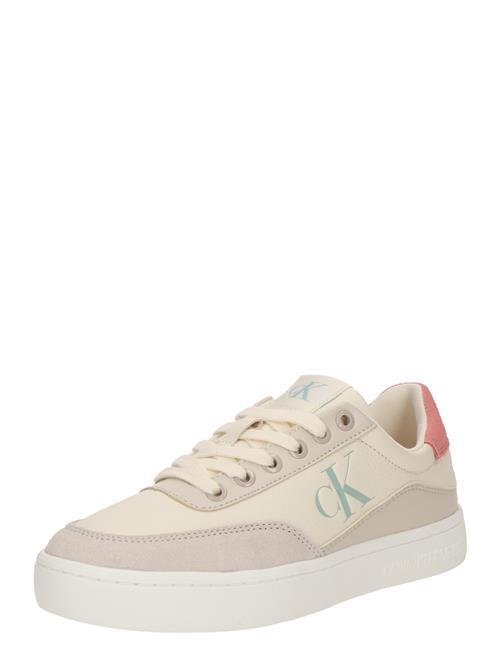 Se Calvin Klein Jeans Sneaker low 'CLASSIC'  nude / smaragd / uldhvid ved About You