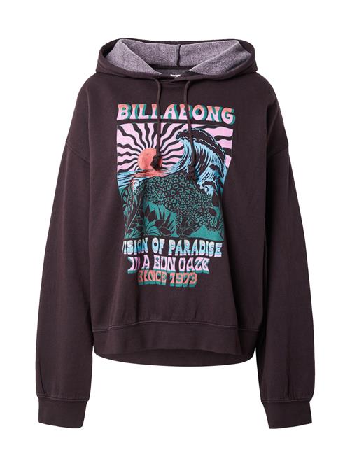 BILLABONG Sweatshirt 'KEEP IT UP'  grøn / mørkeorange / lyserød / sort