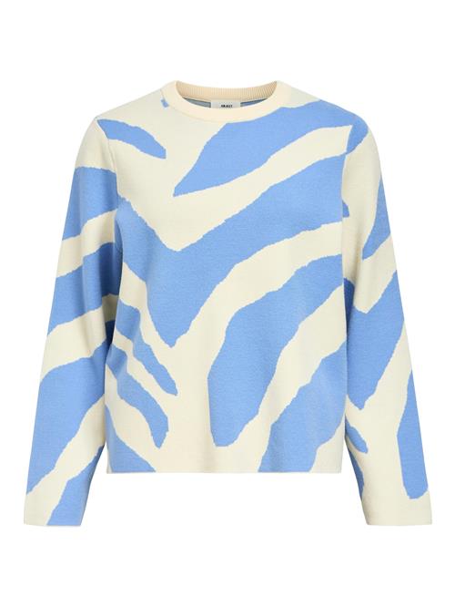 Se OBJECT Pullover 'OBJREYNARD'  creme / lyseblå ved About You