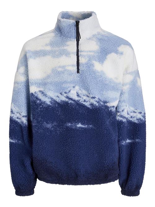 JACK & JONES Pullover  blå / sort / hvid