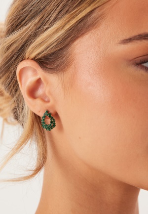 LILY AND ROSE Petite Alice Earrings - Emerald Emerald Onesize