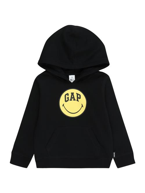 GAP Sweatshirt 'SMILEY'  gul / sort