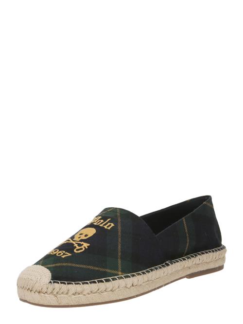 Polo Ralph Lauren Espadrillaer 'CEVIO'  natblå / gul / grøn