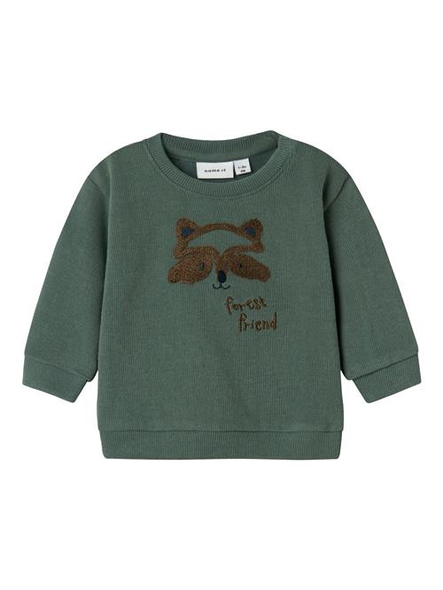 NAME IT Sweatshirt 'NBMSALT'  brun / gran / sort