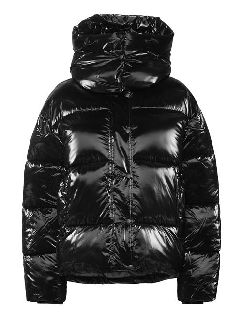 High Filled Wide Puffer Jacket Calvin Klein Jeans Black