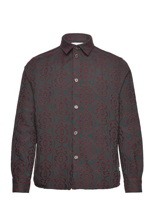 Les Deux Akira Jacquard Overshirt Les Deux Green