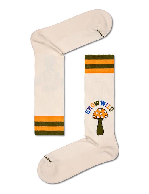 Happy Socks Grow Wild Crew Sock Happy Socks Cream