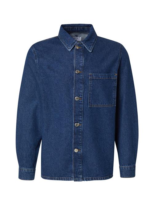 DAN FOX APPAREL Skjorte 'Essential'  blue denim