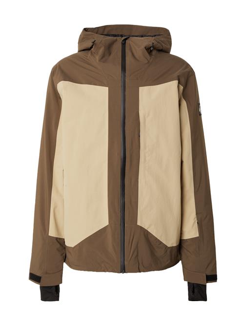 QUIKSILVER Sportsjakke 'MULDROW'  beige / khaki / sort