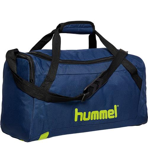 Hummel Sportstaske - Medium - Core - Dark Denim/Lime Punch