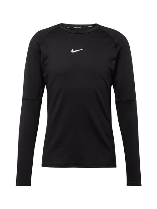 NIKE Funktionsskjorte  sort / hvid