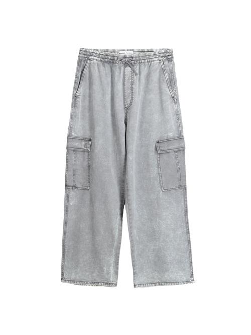 Bershka Cargobukser  grey denim