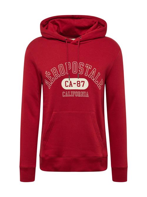 AÉROPOSTALE Sweatshirt 'CALIFORNIA'  rød / hvid