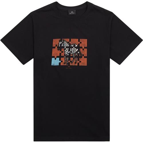 Ps By Paul Smith - 011R-PP5079 REG FIT T SHIRT JIGSAW ZEBRA T-shirts