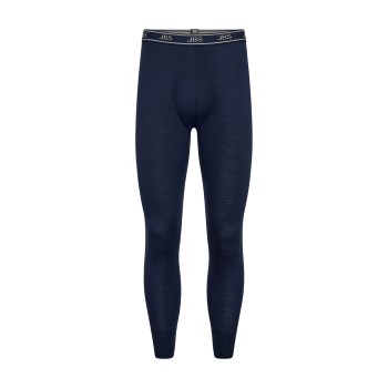 JBS Lange underbukser Wool Long Johns Marineblå uld Small Herre